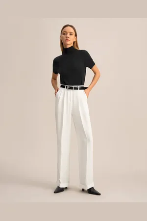Lilysilk Silk Wide Leg Pants 1% Silk Elastic At The Back Versatile For All Occasions 18