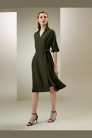 Lilysilk Silk Wrap Dress Pure Silk Versatile For All Occasions S