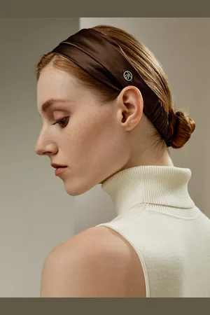 Lilysilk Mulberry Silk Headband With Adjustable Band Soft One Size