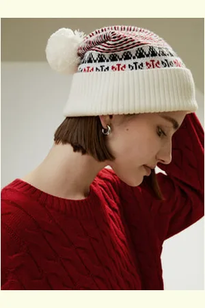 Lilysilk Knitted Wool Hat Ultra-Fine Merino Wool Heritage-Inspired Design Gentle On The Skin