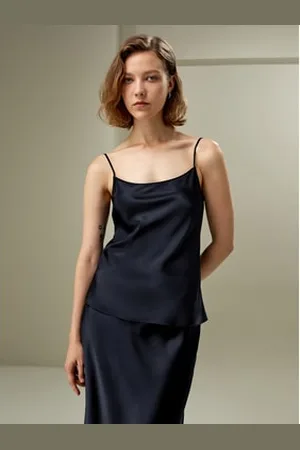 Lilysilk Double-Faced Silk Charmeuse Camisole 1 Silk Skin-Friendly United Kingdom L