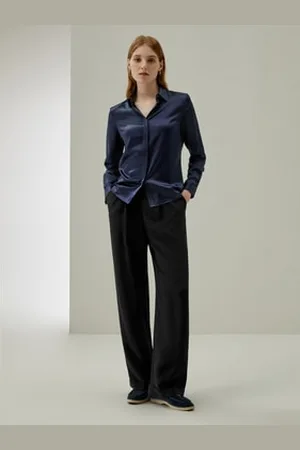 Lilysilk Silk Shirt Women Petite Mulberry Silk Charmeuse Silk Versatile For Vacation Wear Petite S