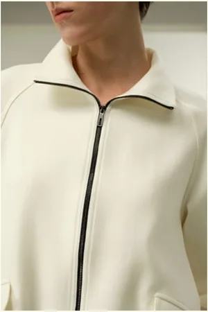 Lilysilk Sweat Jacket For Women Silk-Wool Blend Sie Pockets Perfect Wardrobe Staples United Kingdom XL