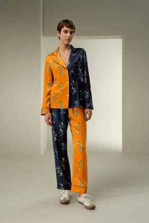 Lilysilk Silk Pyjamas Mulberry Silk Vibrant-Colored Quality Guaranteed S