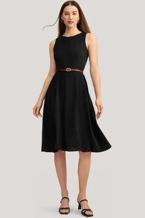 Lilysilk Silk Dress Comfortable Pleated Sleeveless Silk Dress 1
