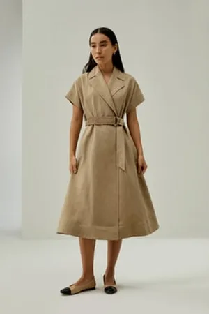Lilysilk Silk Dress Natural Silk Elastic Waist Breathable United Kingdom L