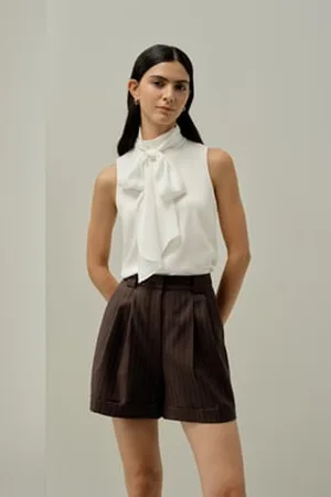 Lilysilk Silk Blouse Women Pure Silk Self-Tie Neck Comfortable M