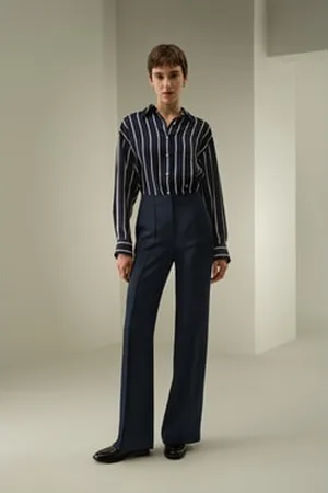 Lilysilk Silk Wide Leg Trousers Natural Silk Flattering Fit Elegant