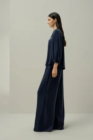 Lilysilk Silk Pants For Ladies Silk Suede Wide-Leg Versatile