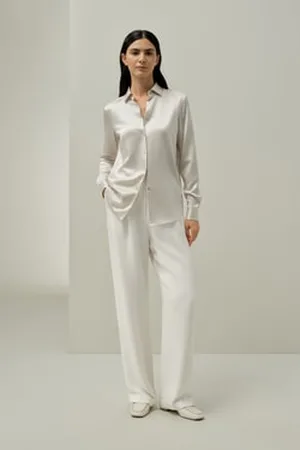 Lilysilk Silk Shirt Women Pure Silk Long-Sleeve Comfortable M