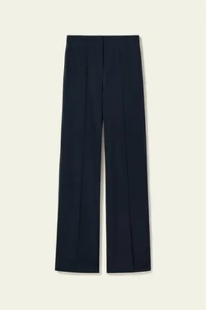 Lilysilk Silk Trousers Wide Leg Silk-Linen Wrinkle-Resistant Effortless Sophistication