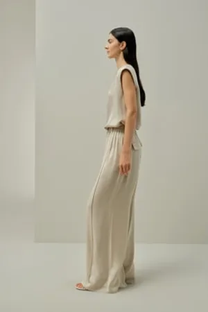 Lilysilk Silk Trousers Wide Leg Silk Full Length Eco-Friendly
