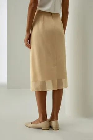 Lilysilk Womens Silk Skirt 1% Silk A-Line Shape Chic United Kingdom 2