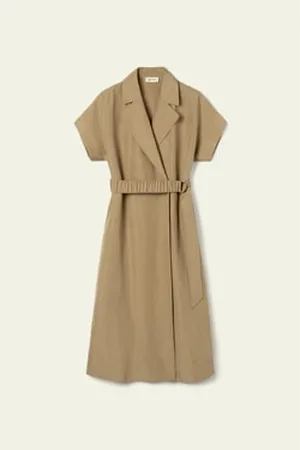 Lilysilk Silk Maxi Dress Silk-Linen Relaxed Clean Cut Comfortable United Kingdom M