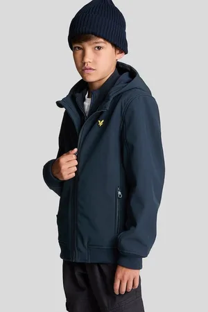 Lyle & Scott Kids Softshell Hooded Jacket - - Size: 3/4 y