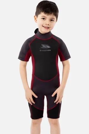 Trespass Kids Milo 3mm Back Zip Shortie Wetsuit - - Size: 3 - 4 yrs