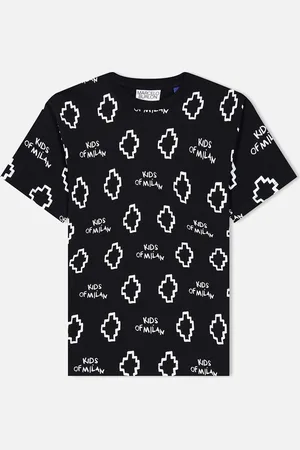 MARCELO BURLON Juniors Basic Logo Allover Print T-Shirt - - Size: 4 years