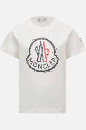 Moncler Kids Archive Cotton Logo T-Shirt - Size: 8Y