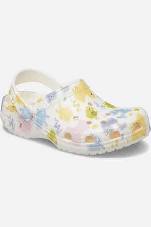 Crocs Classic Graphic Girls Clogs - - Size: 4/4 years