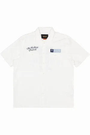 Deus Ex Machina Forecourt Shirt - Vintage - Size: 40/Regular/14