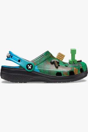 Crocs MINECRAFTS Unisex Kids Clogs - Size: UK 3 older kids