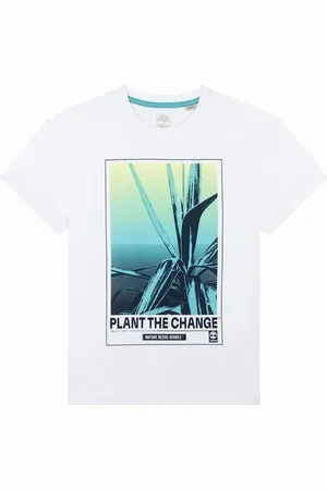 Timberland Kids Graphic Print T-shirt - Size: 4 years