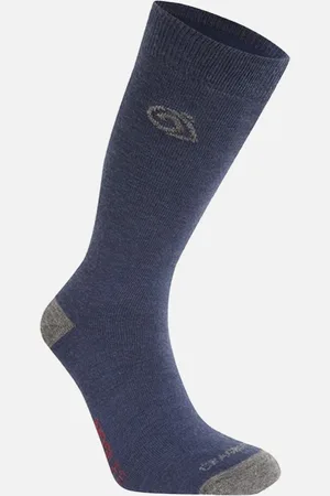 Craghoppers Unisex Adult Wool Blend Insect Repellent Boot Socks - - Size: 3/3.5/4/4.5/5/3.5/4/4.5/5/3