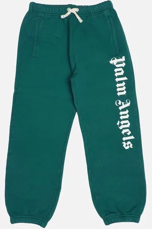 Palm Angels Juniors Classic Over Logo Sweatpants - - Size: 4 years