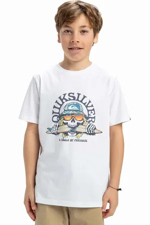 Quiksilver Kids Ev Skull Feast Short Sleeve T-Shirt - - Size: 4 years/2 years/3 years