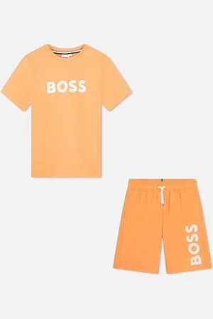 HUGO BOSS BOSS TANGERINE SWIM SHORTS SET