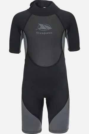 Trespass Kids Claybourne 3mm Back Zip Shortie Wetsuit - - Size: 3 - 4 yrs