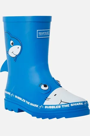 Regatta Childrens/Kids Mudplay II Bubbles The Shark Wellington Boots - - Size: 2 uk