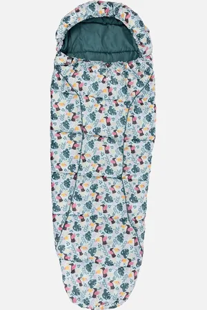 Trespass Childrens/Kids Bunka 3 Season Tropical Birds Lightweight Mummy Sleeping Bag - - Size: ONE size