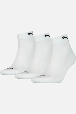 PUMA Unisex Adult Cushioned Ankle Socks (Pack Of 3) - - Size: 6/6.5/7/7.5/8/6.5/7/7.5/8/6