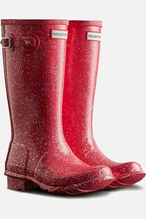 Hunter Childrens/Kids Glitter Wellington Boots - - Size: 1 uk