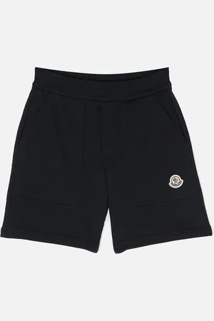 Moncler Kids Bell Logo Jersey Shorts - - Size: 6Y
