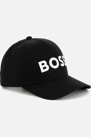 HUGO BOSS BOSS BOYS BLACK BASEBALL CAP J51681