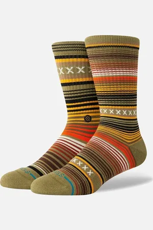Stance Curren Staple Socks - Chive - Size: 4/5/4.5/5.5/5/5.5/6.5/7/6/7.5