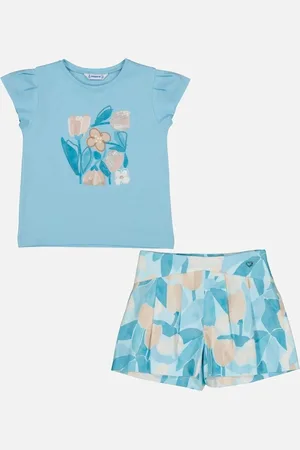 Mayoral GIRL SKORTS SET SKY 3015/3905