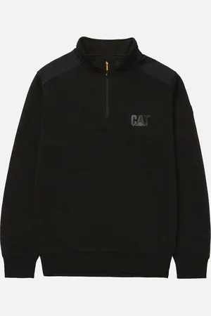 Caterpillar Unisex Adult Quarter Zip Sweatshirt - - Size: S