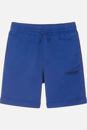 Kenzo Kids boys Embroidered Logo Shorts - Size: 4 years