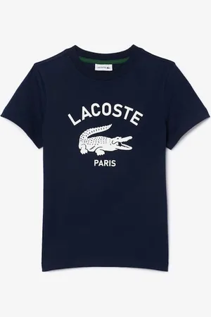 Lacoste NAVY CROCODILE T SHIRT TJ3003