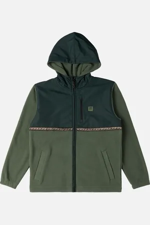 Billabong Kids Boundary Lite Zip Up Sweatshirt Hoodie - - Size: 8 yrs
