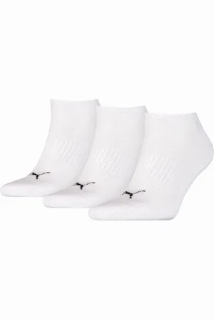 PUMA Unisex Adult Cushioned Trainer Socks (Pack Of 3) - - Size: 6/6.5/7/7.5/8/6.5/7/7.5/8/6