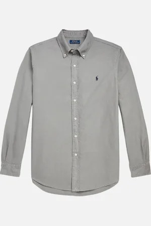 Ralph Lauren Long Sleeve Oxford Slim-Fit Shirt - Size: 5 years/6 years