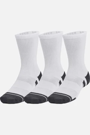 Under Armour Unisex Adult Performance Tech Crew Socks (Pack of 3) - - Size: 8/8.5/9.5/9/14.5/15/15.5/16/13/13.5/14