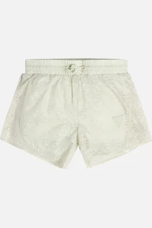 Guess KIDS-GIRLS ALL-OVER LOGO PRINT SHORTS MINT - - Size: 10