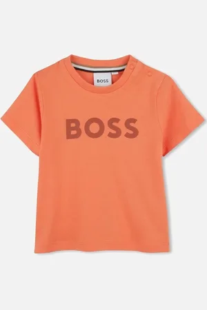 HUGO BOSS BOSS BABY/TODDLER BRICK RED T SHIRT J52105