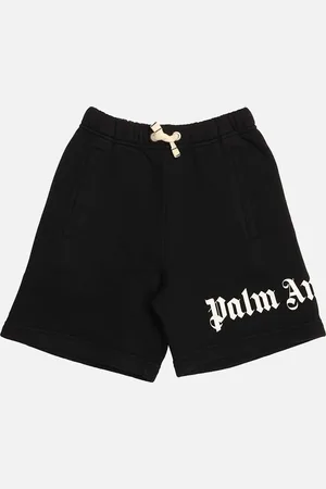 Palm Angels Juniors Classic Over Logo Sweat Shorts - - Size: 4 years