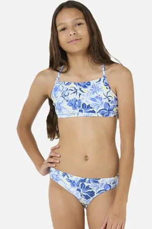 Rip Curl Rip Curl Kids Island Bliss 3 Piece Set Swimsuit - Dark Blue - - Size: 8 yrs